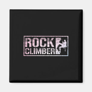 Klivande roliga Bouldering-entusiaster för män Magnet