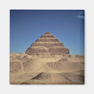 Klivapyramiden av kungen Djoser, c.2630-2611 BC Magnet