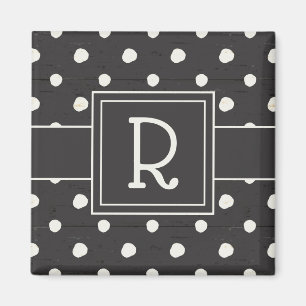 Kliver det enkla teckenet för Monogram en Magnet