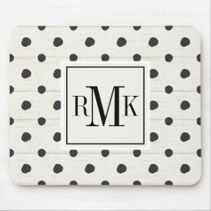 Kliver det enkla teckenet för Monogram tre Musmatta