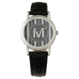 Kliver det enkla teckenet för Monogram   två Armbandsur
