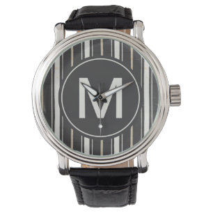 Kliver det enkla teckenet för Monogram två Armbandsur