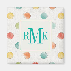Kliver fundersama fjärilar för Monogram Magnet