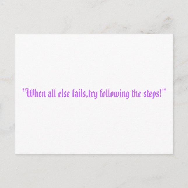 kliver vykort (Framsida)