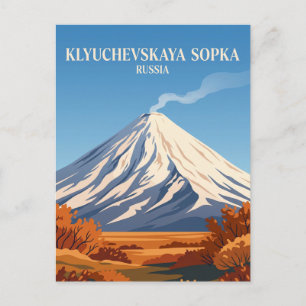 Kljutjevskaja Sopka Ryssland Vykort
