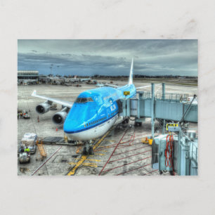 KLM 747 VYKORT
