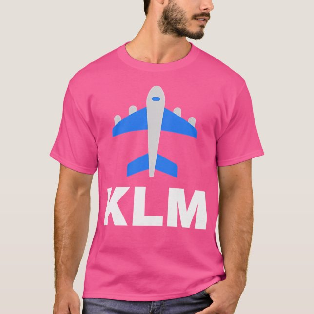 Klm Royal Dutch Airlines T Shirt (Framsida)
