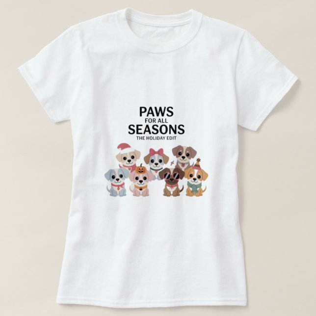 Klo för alla årstider: Julutgåvan T Shirt (Design framsida)