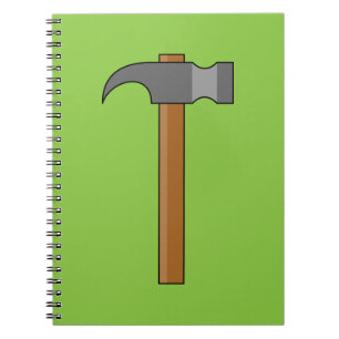 Klo Hammer Tecknad Anteckningsbok
