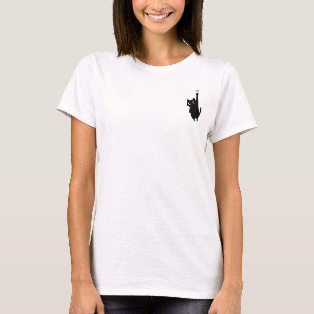 Klo Kitty  T Shirt (Framsida)