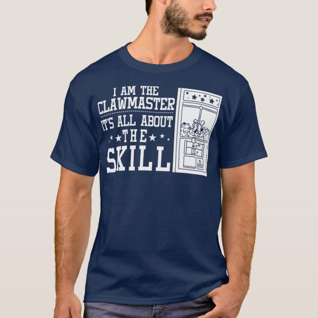 Klo Maskin Gift Skill Crane Maskin T Shirt (Framsida)