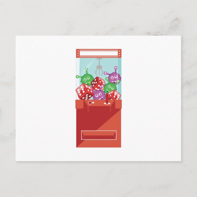 Klo Maskin Vykort (Framsida)