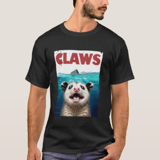 Klo Opossum och Sopor Top Cute Funny Cat Lovers T Shirt