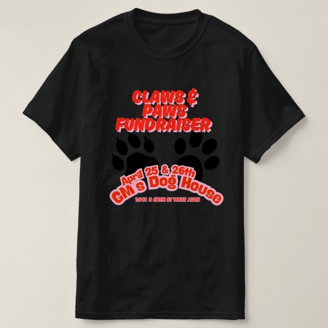 Klo & Tassar Fundraisers - Listan T Shirt (Design framsida)