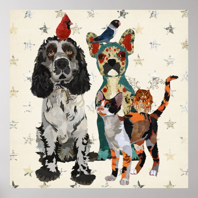 KLO, TASSAR och FJÄDRAR Poster (Framsidan)