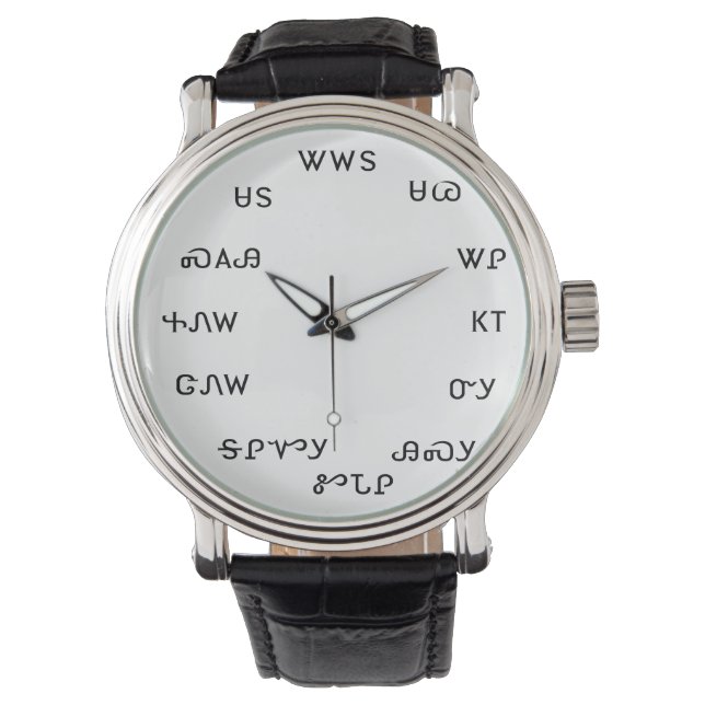 kloakklocka armbandsur (Framsida)