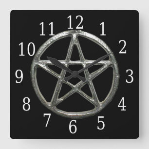 Klock för Pentacle-kvadrat Fyrkantig Klocka