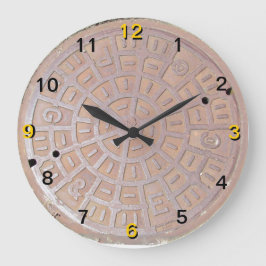 Klock - Manhålshölje Stor Klocka