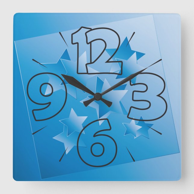 Klocka 15 - siffror och streck (Framsida)