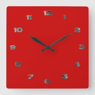 Klocka - arabiska siffror i Metall