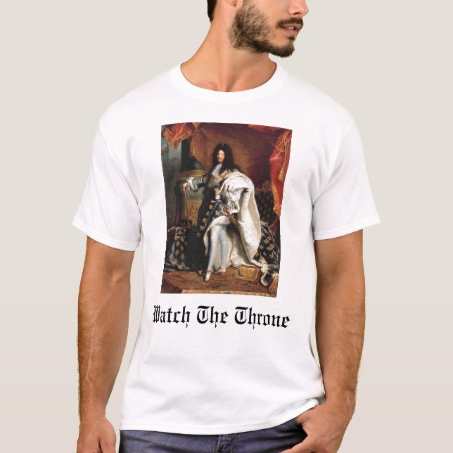 Klocka biskopsstolen (kungen Louis XIV) T Shirt (Framsida)