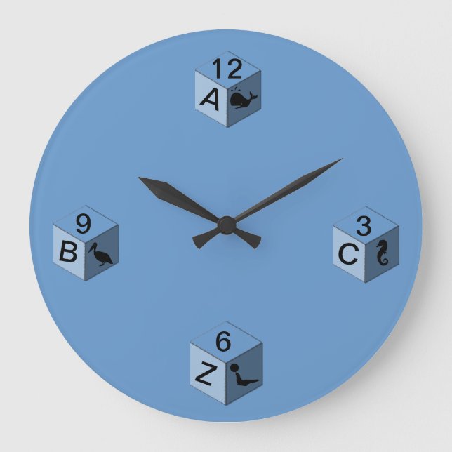 Klocka - block Baby - 3 sidor (Framsida)