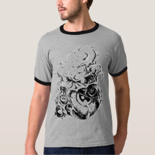 klocka din mun vid (känguruunge) bläck t shirt
