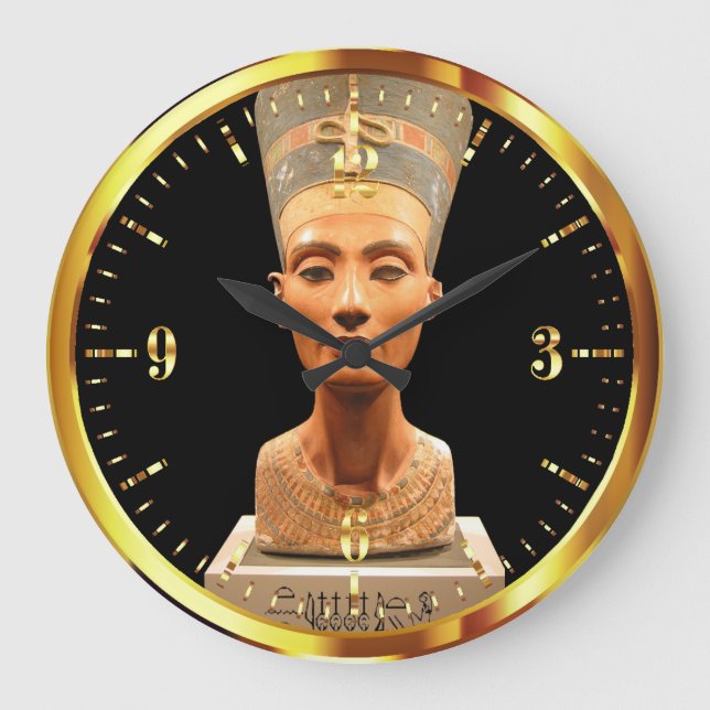 Klocka Egyptenens Nefertiti Wall Clock (Framsida)