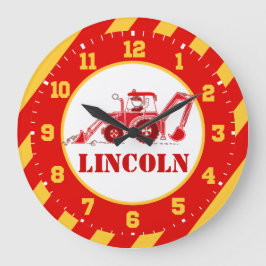 Klocka för biltillverkning av traktor för röd gräv