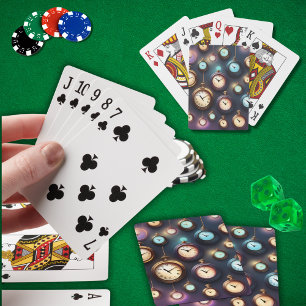 Klocka för bokmärke casinokort