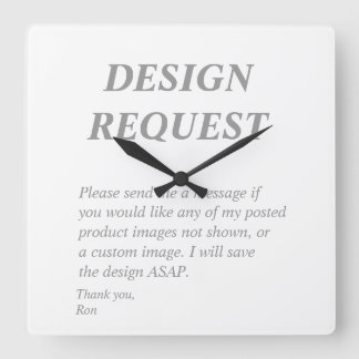 Klocka för designbegäran