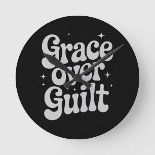 Klocka för Grace over Guilt-vägg