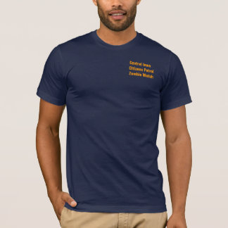Klocka för medborgarepatrullZombie, central Tee Shirt