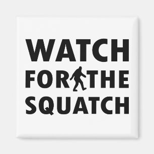Klocka för Squatch Magnet