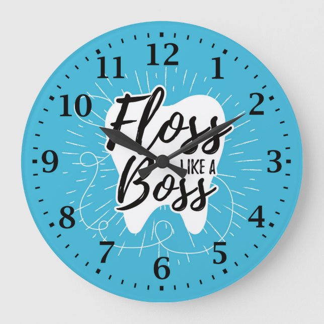 Klocka för tandläkarens Office-vägg (Framsida)