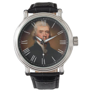 Klocka för Thomas Jefferson presidentvintage
