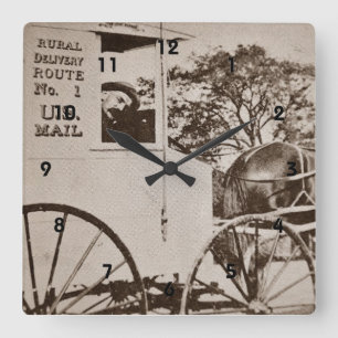 Klocka för United Stater Mail Wall Clock