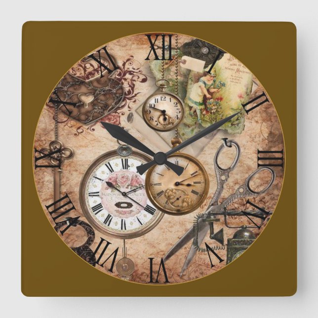 Klocka Fullt av klockor, romerska siffror (Framsida)