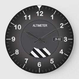 klocka, höjdmätare stor klocka