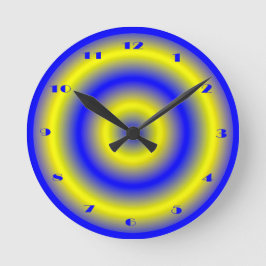 Klocka med Guld geometriska dimensionscirklar