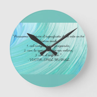 Klocka med italienska kloka ord