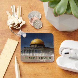 Klocka med Klippdomen Jerusalem Al-Quds Nyckelring