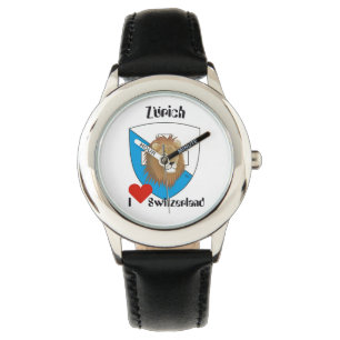 Klocka med schweizaredesignen Zürich Schweitz