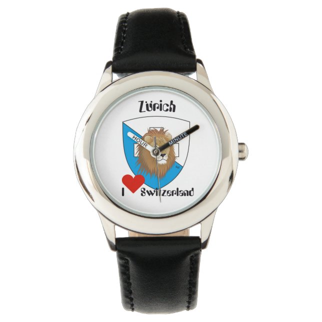 Klocka med schweizaredesignen Zürich Schweitz (Framsida)