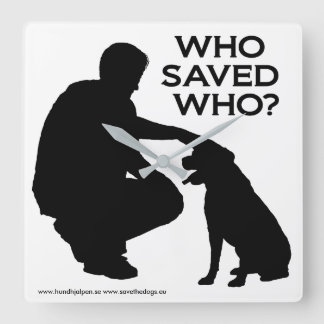 Klocka med utskrift, Vem sparade vem som sparade v