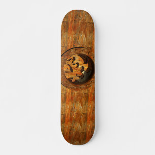 klocka mini skateboard bräda 18,5 cm