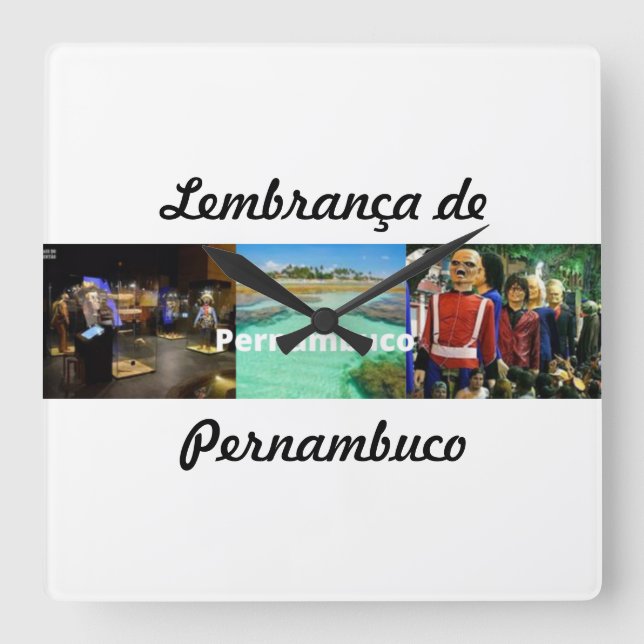 Klocka minne från Pernambuco (Framsida)