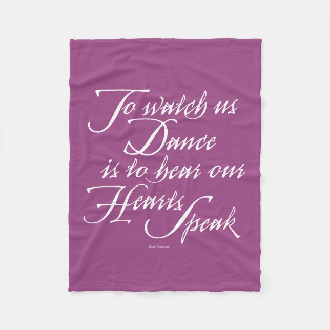 Klocka oss dans fleecefilt (Framsidan)