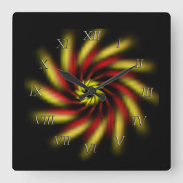 Klocka - Pinjul på svart