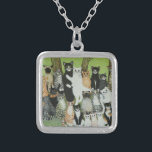 Klocka pippin silverpläterat halsband<br><div class="desc">Klockan pippin Scott den passande/privata samlingen/Bridgeman avbildar</div>